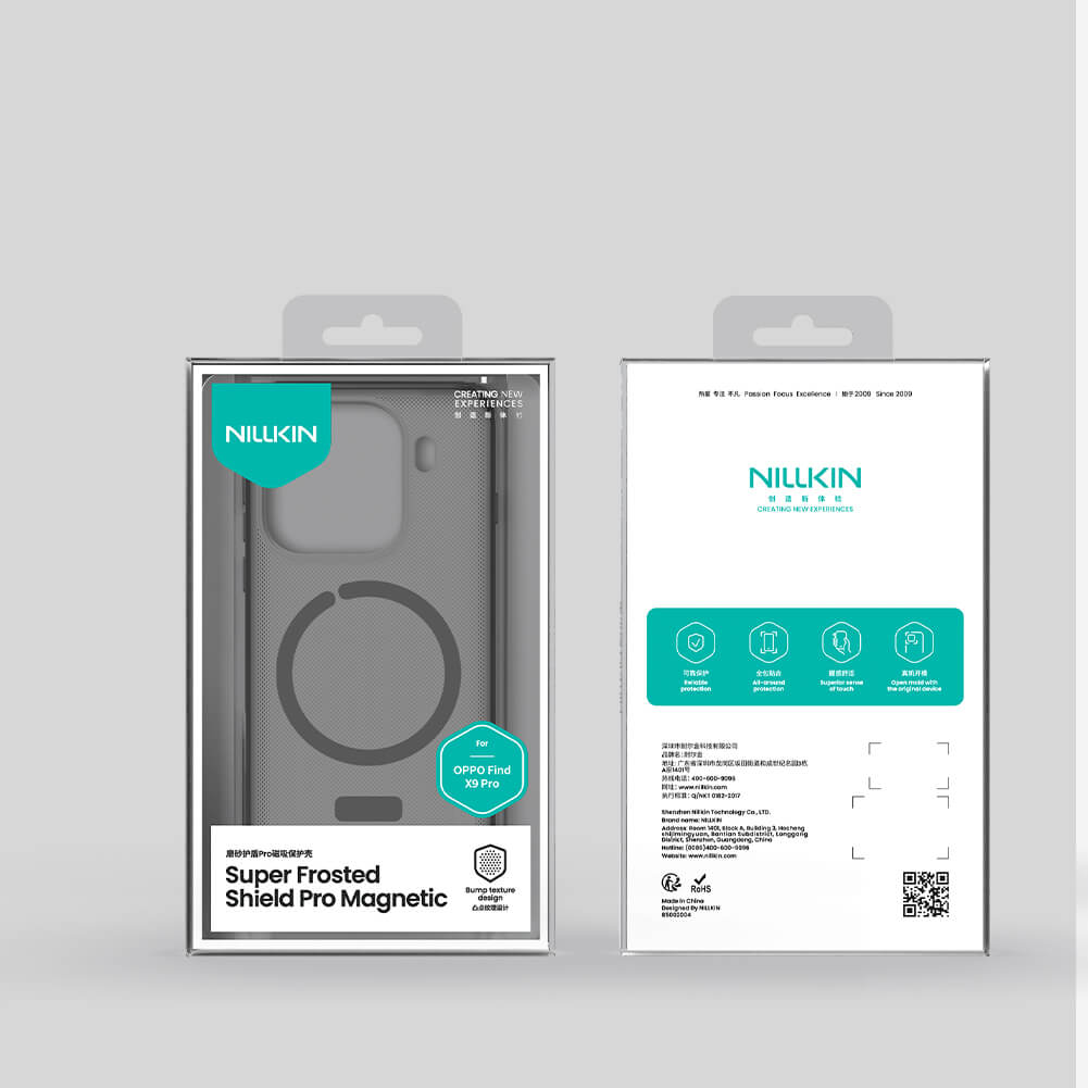 Чехол-крышка NILLKIN для Oppo Find X9 Pro (серия Frosted shield Pro Magnetic case Clear)